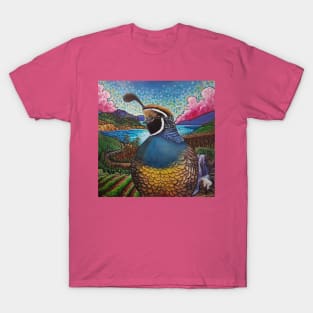 Quail in Okanagan wine country T-Shirt